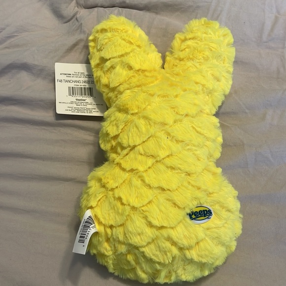 Peeps Bunny Plush in Yellow NWT - Picture 2 of 4